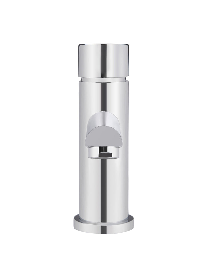 Meir Round Pinless Basin Mixer Polished Chrome