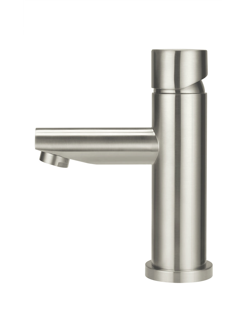 Meir Round Pinless Basin Mixer PVD Brushed Nickel