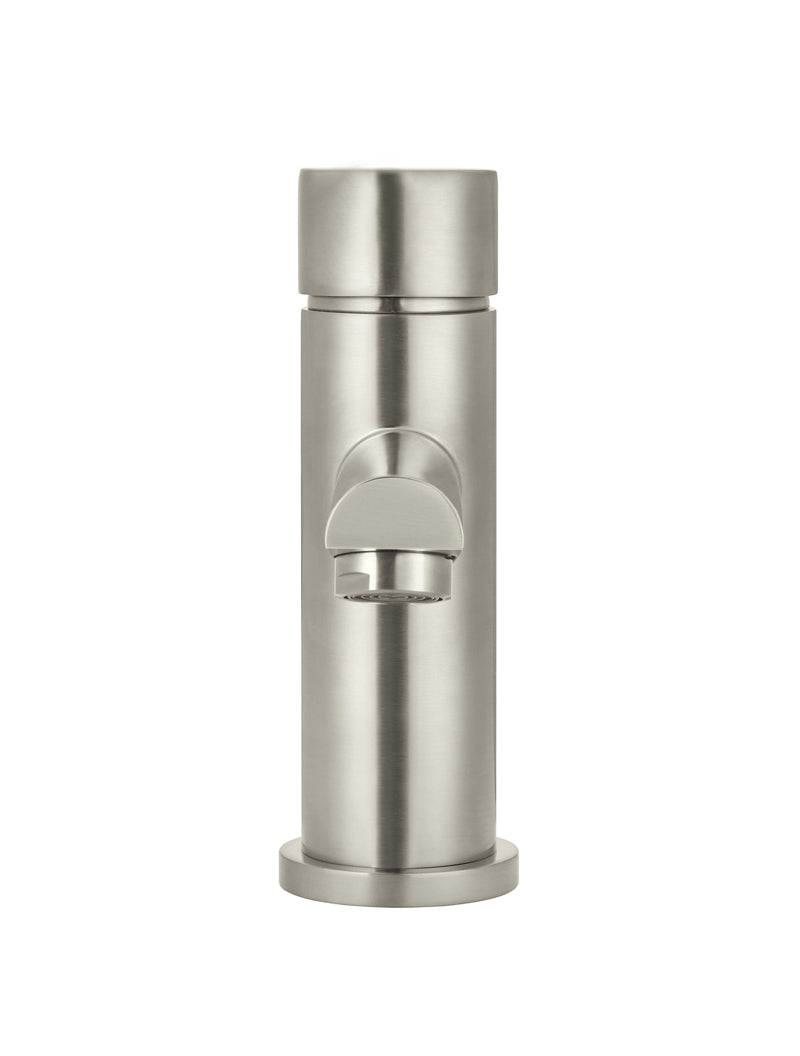 Meir Round Pinless Basin Mixer PVD Brushed Nickel