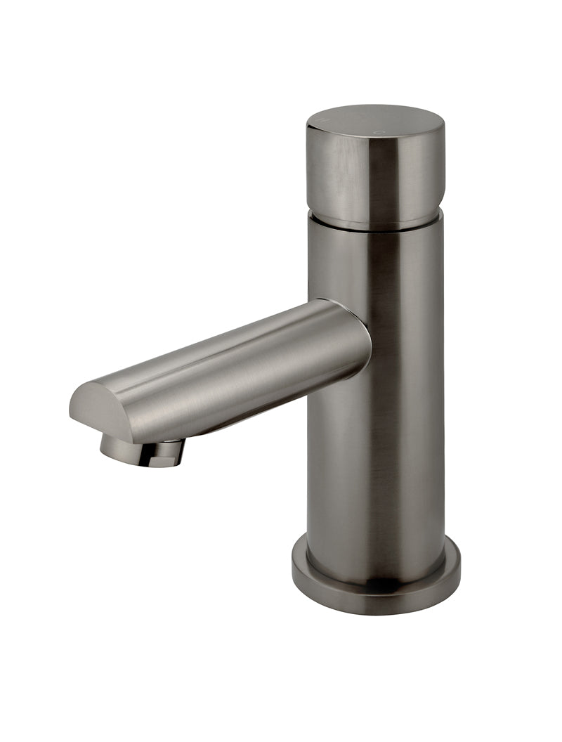 Meir Round Pinless Basin Mixer Shadow Gunmetal