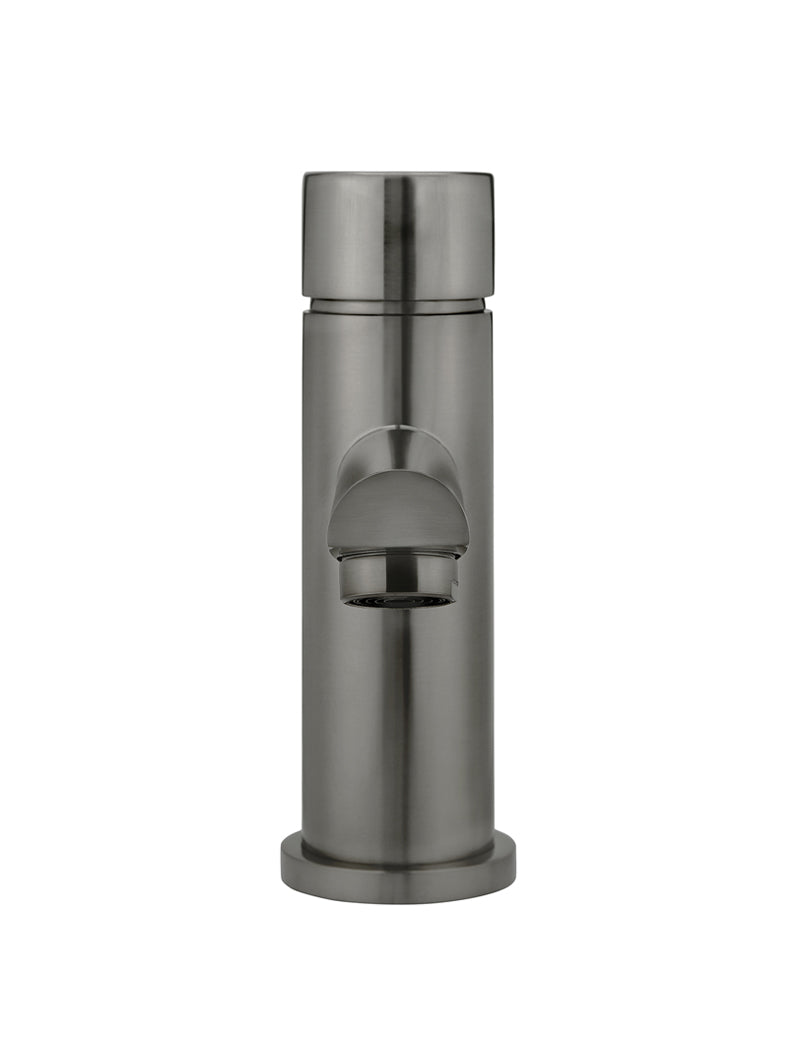 Meir Round Pinless Basin Mixer Shadow Gunmetal
