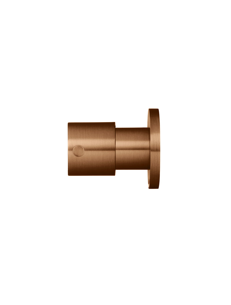 Meir Round Quarter Turn Wall Top Assemblies Lustre Bronze