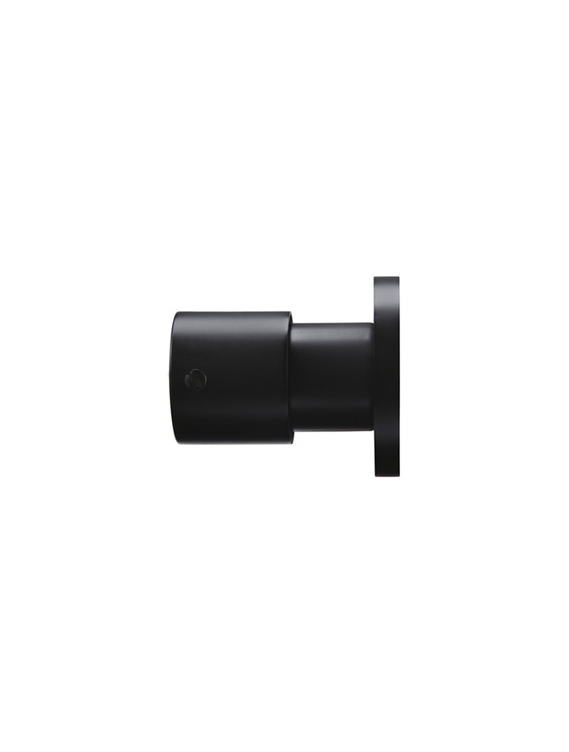 Meir Round Quarter Turn Wall Top Assemblies Matte Black