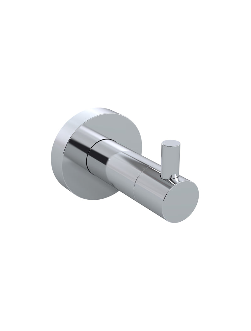 Meir Round Robe Hook Polished Chrome