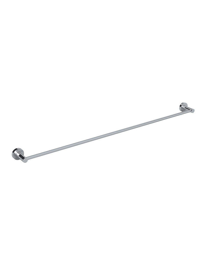 Meir Round Single Towel Rail Polished Chrome