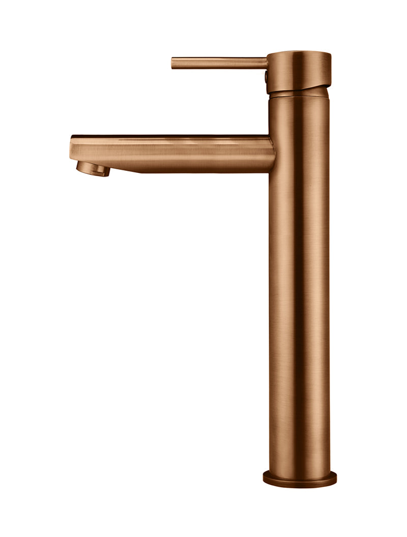 Meir Round Tall Basin Mixer Lustre Bronze