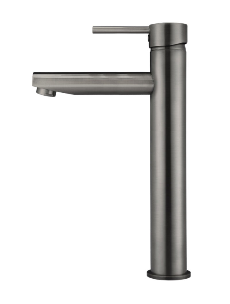 Meir Round Tall Basin Mixer Shadow Gunmetal