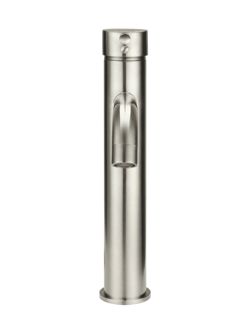 Meir Round Tall Curved Basin Mixer PVD Brushed Nickel
