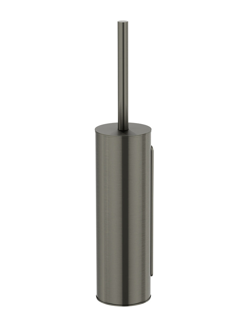 Meir Round Toilet Brush & Holder Shadow Gunmetal