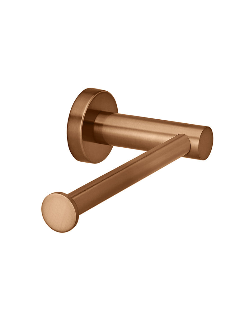 Meir Round Toilet Roll Holder Lustre Bronze