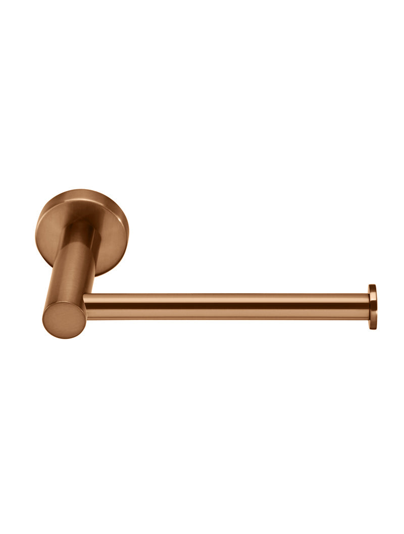 Meir Round Toilet Roll Holder Lustre Bronze