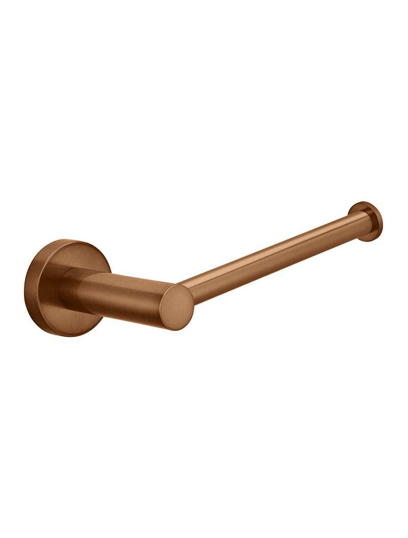 Meir Round Toilet Roll Holder Lustre Bronze