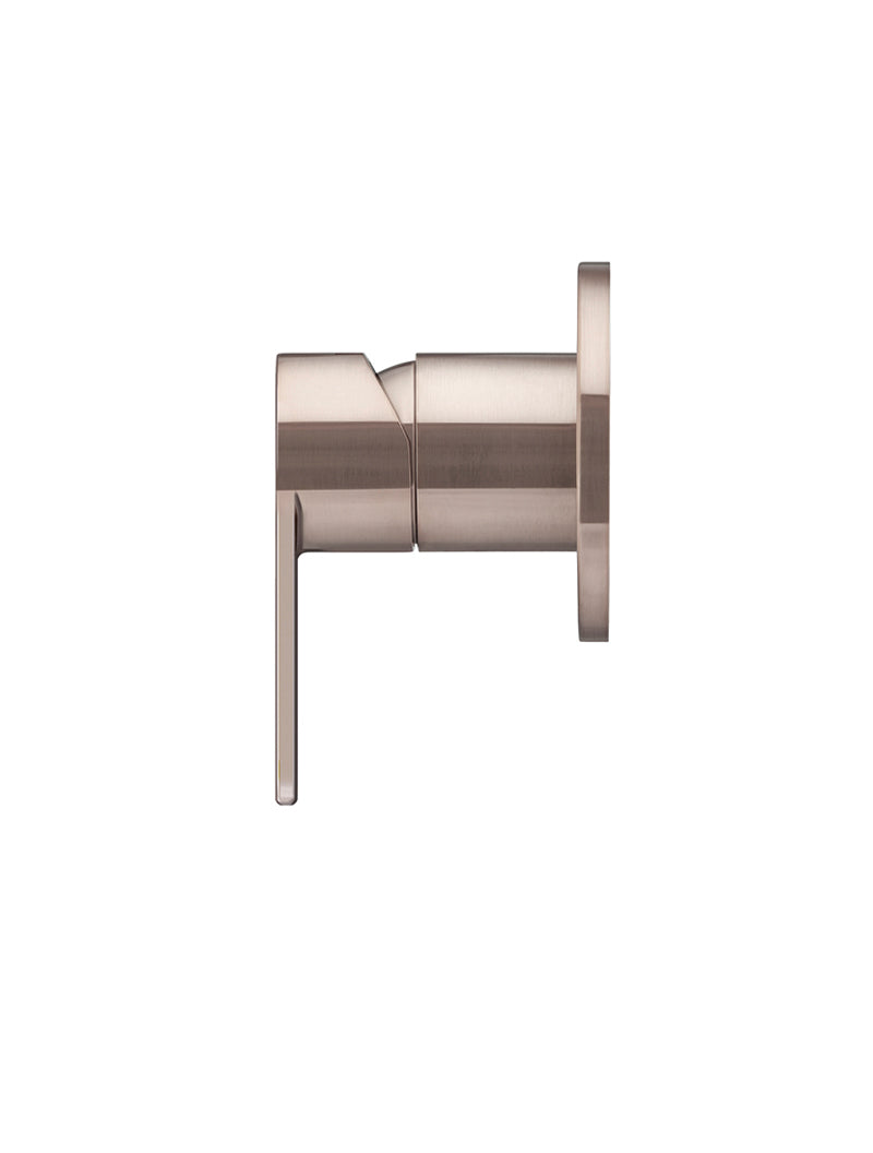 Meir Round Wall Mixer Paddle Handle Trim Kit Champagne