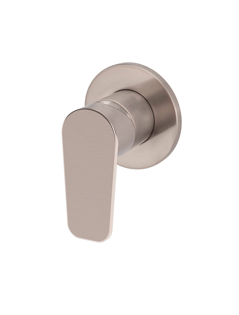 Meir Round Wall Mixer Paddle Handle Trim Kit Champagne