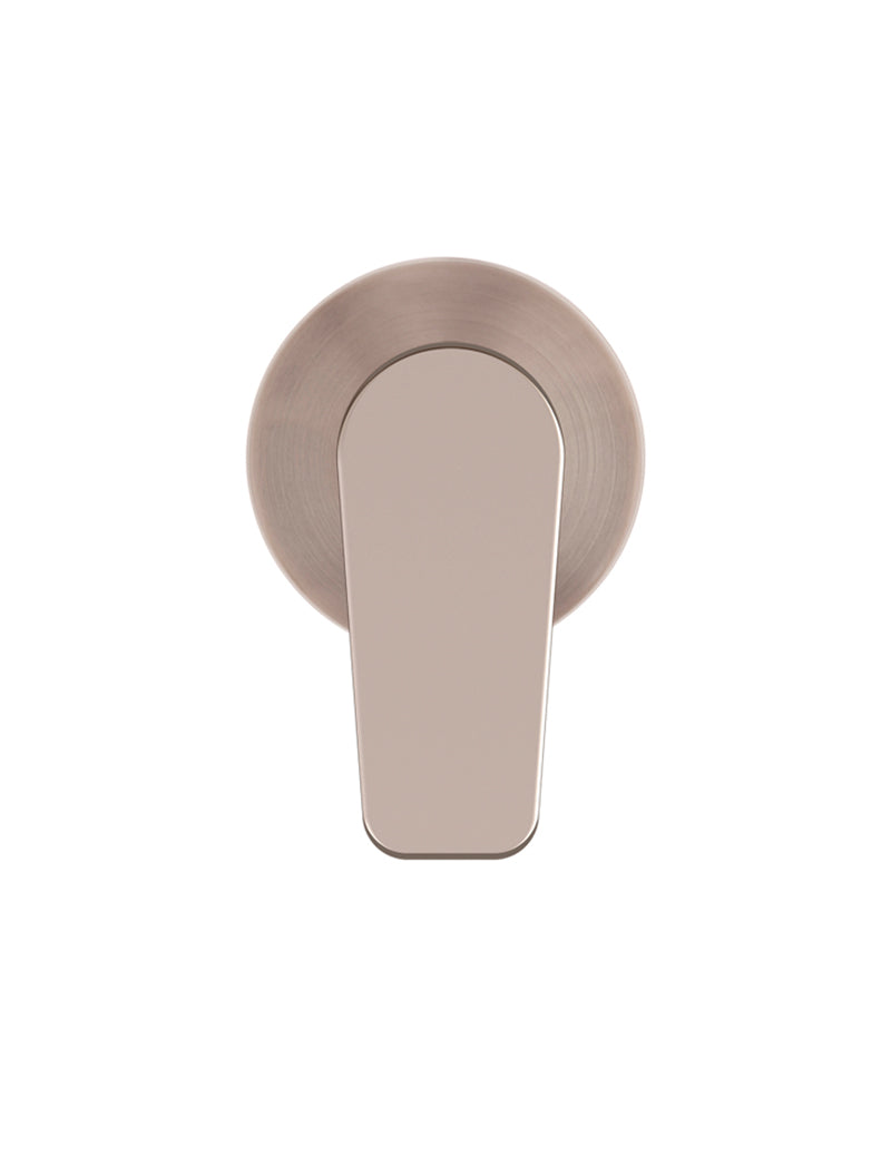 Meir Round Wall Mixer Paddle Handle Trim Kit Champagne