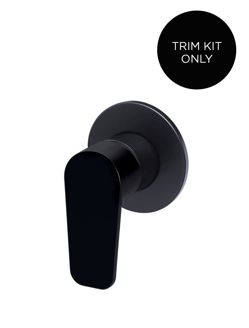 Meir Round Wall Mixer Paddle Handle Trim Kit Matte Black