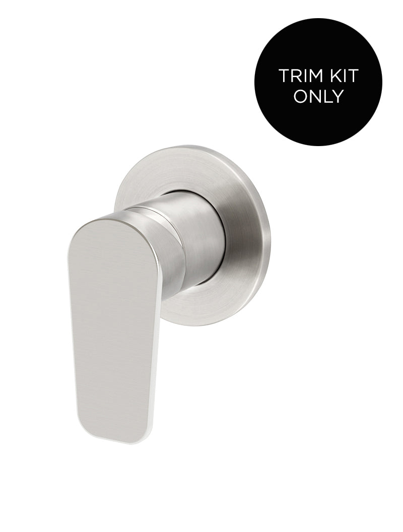 Meir Round Wall Mixer Paddle Handle Trim Kit PVD Brushed Nickel