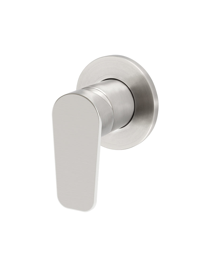 Meir Round Wall Mixer Paddle Handle Trim Kit PVD Brushed Nickel