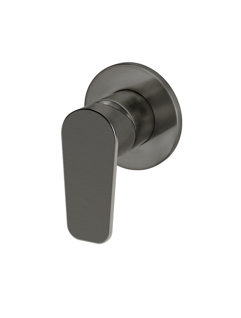 Meir Round Wall Mixer Paddle Handle Trim Kit Shadow Gunmetal
