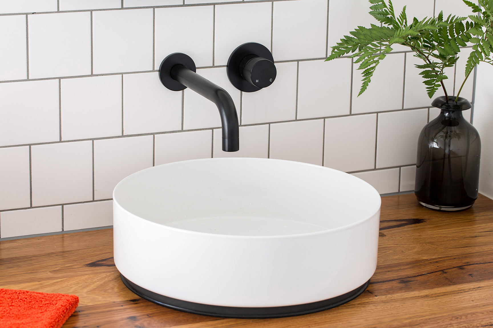 Meir Round Wall Mixer Pinless Handle Trim Kit Matte Black
