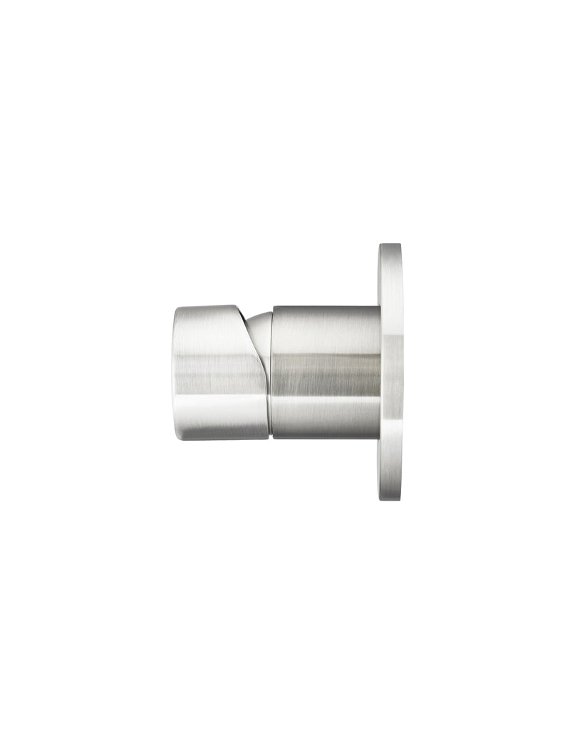 Meir Round Wall Mixer Pinless Handle Trim Kit PVD Brushed Nickel