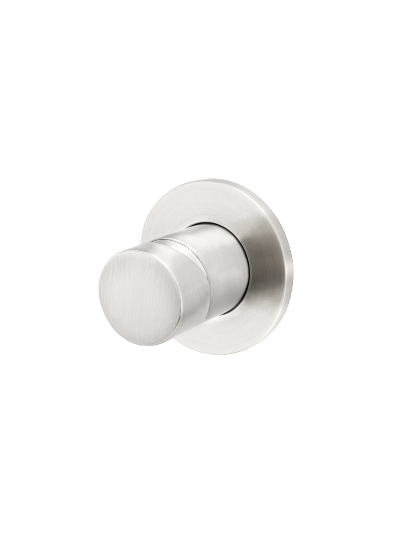 Meir Round Wall Mixer Pinless Handle Trim Kit PVD Brushed Nickel
