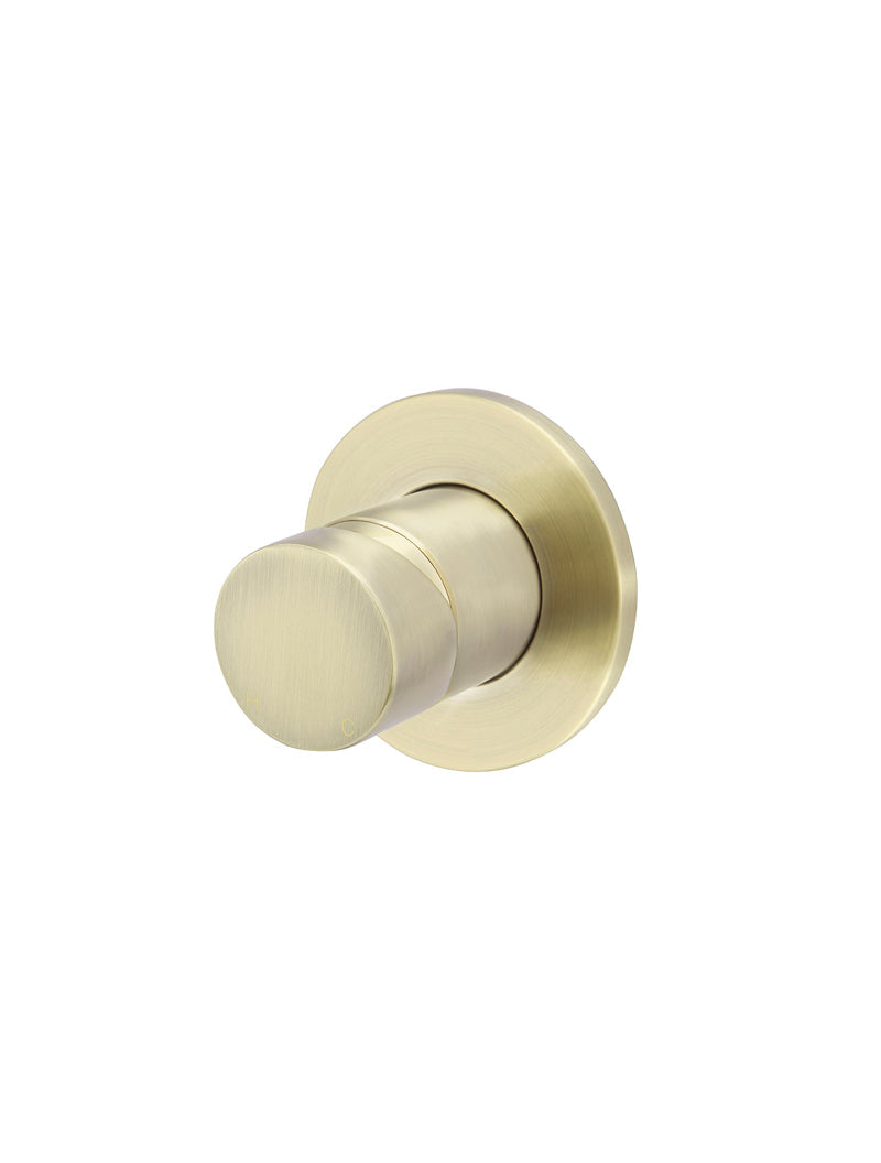 Meir Round Wall Mixer Pinless Handle Trim Kit PVD Tiger Bronze
