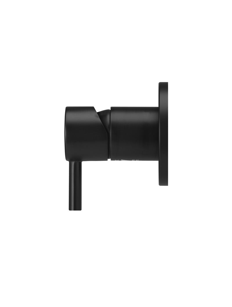 Meir Round Wall Mixer Short Pin Lever Trim Kit Matte Black
