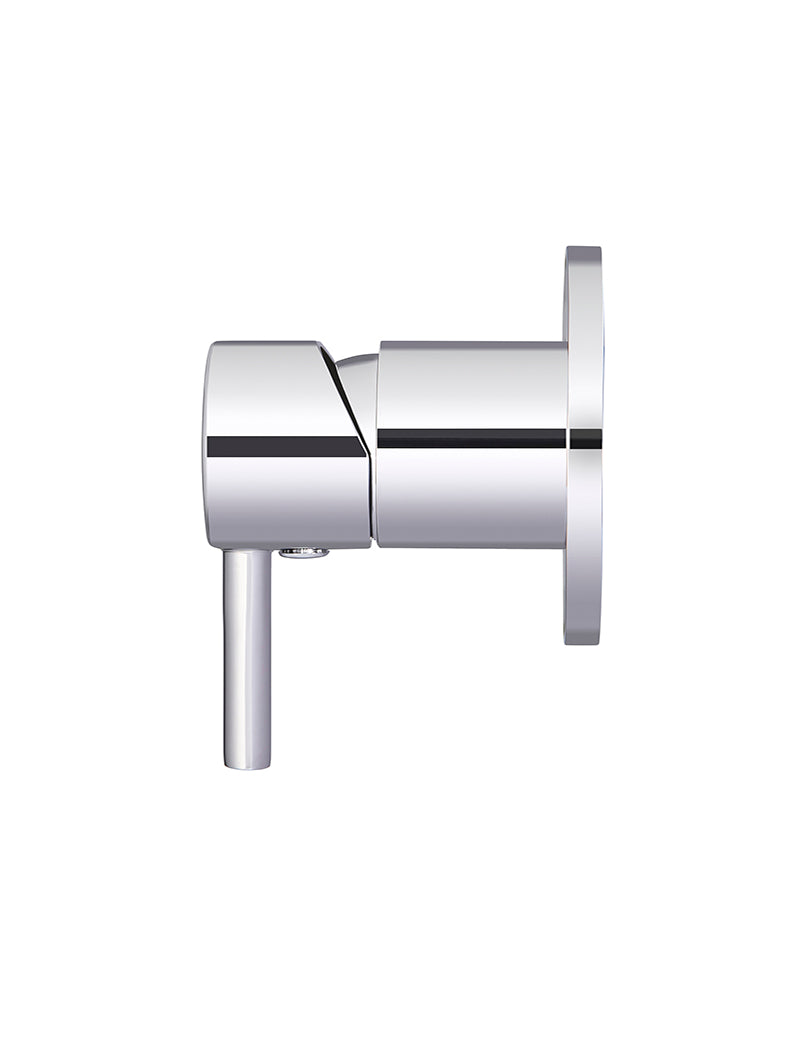 Meir Round Wall Mixer Short Pin Lever Trim Kit Polished Chrome