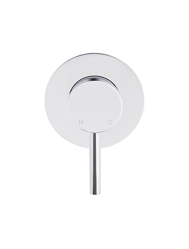 Meir Round Wall Mixer Short Pin Lever Trim Kit Polished Chrome