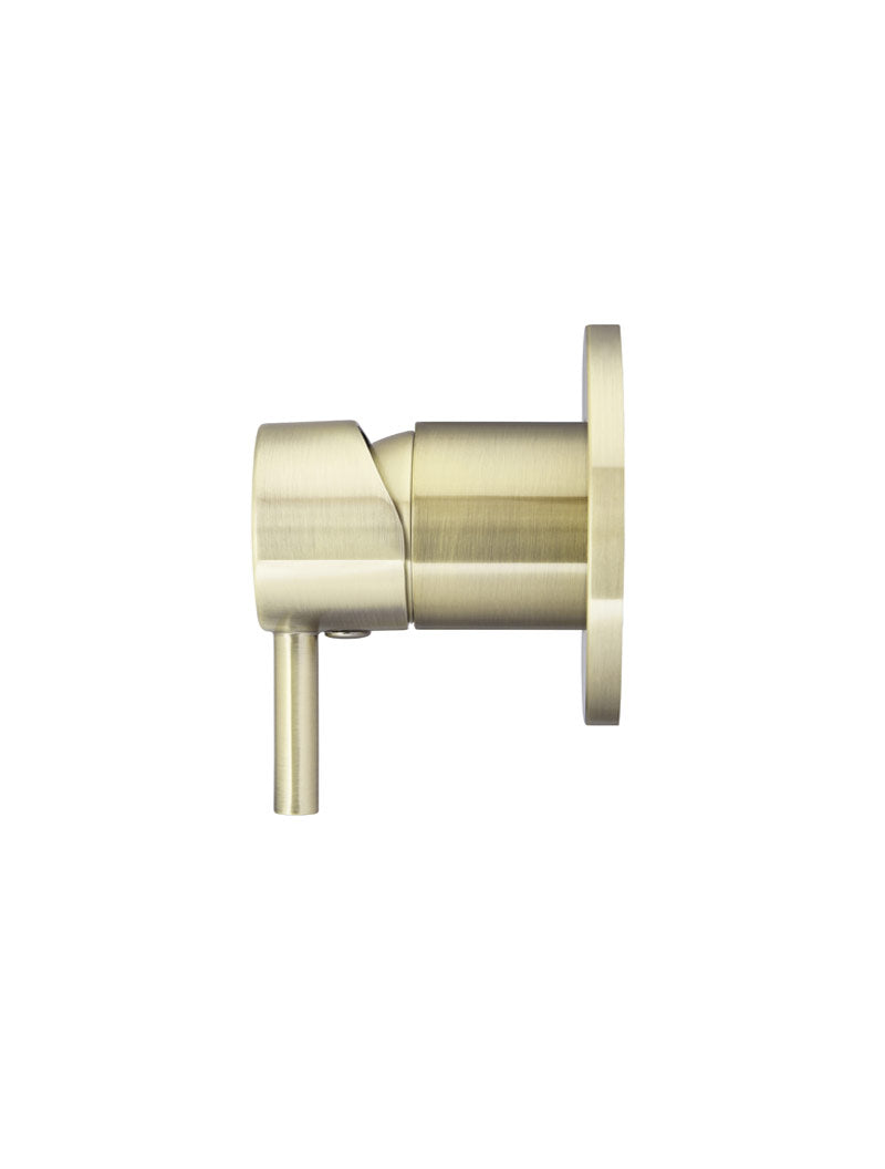 Meir Round Wall Mixer Short Pin Lever Trim Kit PVD Tiger Bronze