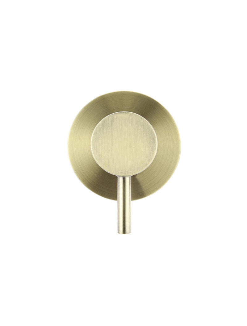 Meir Round Wall Mixer Short Pin Lever Trim Kit PVD Tiger Bronze
