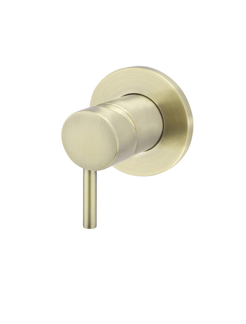 Meir Round Wall Mixer Short Pin Lever Trim Kit PVD Tiger Bronze