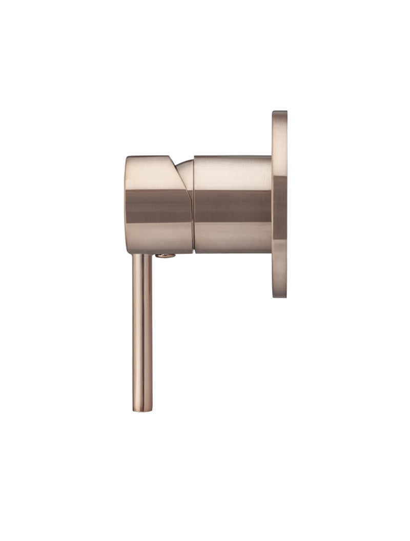 Meir Round Wall Mixer Trim Kit Champagne