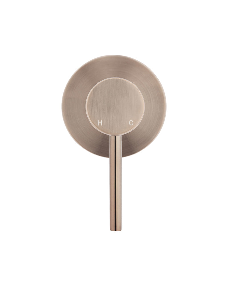 Meir Round Wall Mixer Trim Kit Champagne
