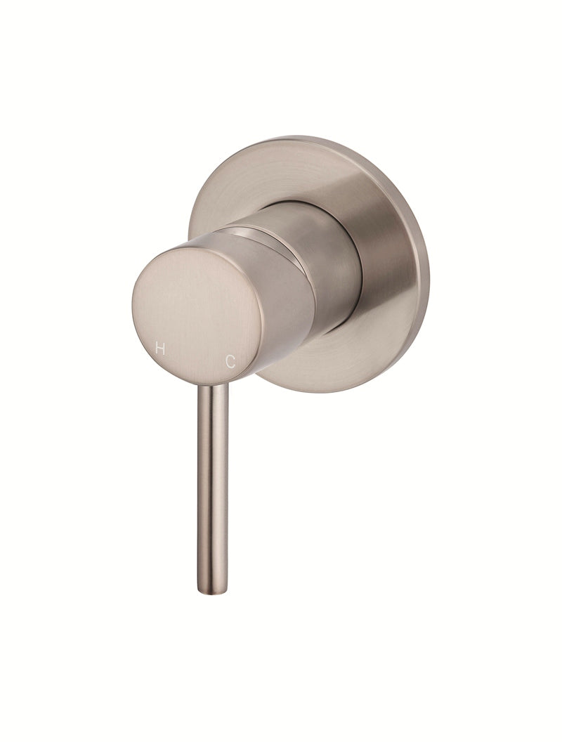 Meir Round Wall Mixer Trim Kit Champagne