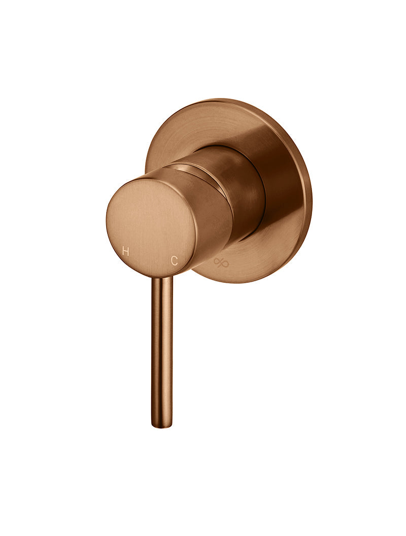 Meir Round Wall Mixer Trim Kit Lustre Bronze