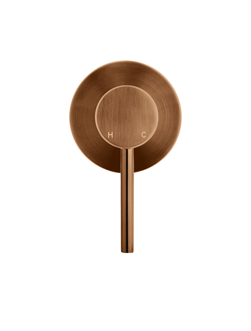 Meir Round Wall Mixer Trim Kit Lustre Bronze