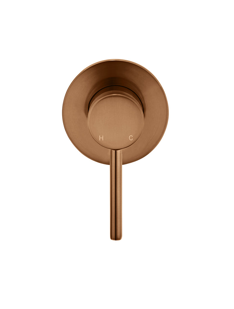 Meir Round Wall Mixer Trim Kit Lustre Bronze
