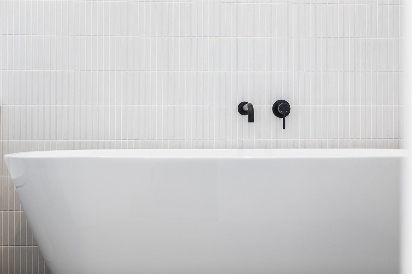Meir Round Wall Mixer Trim Kit Matte Black