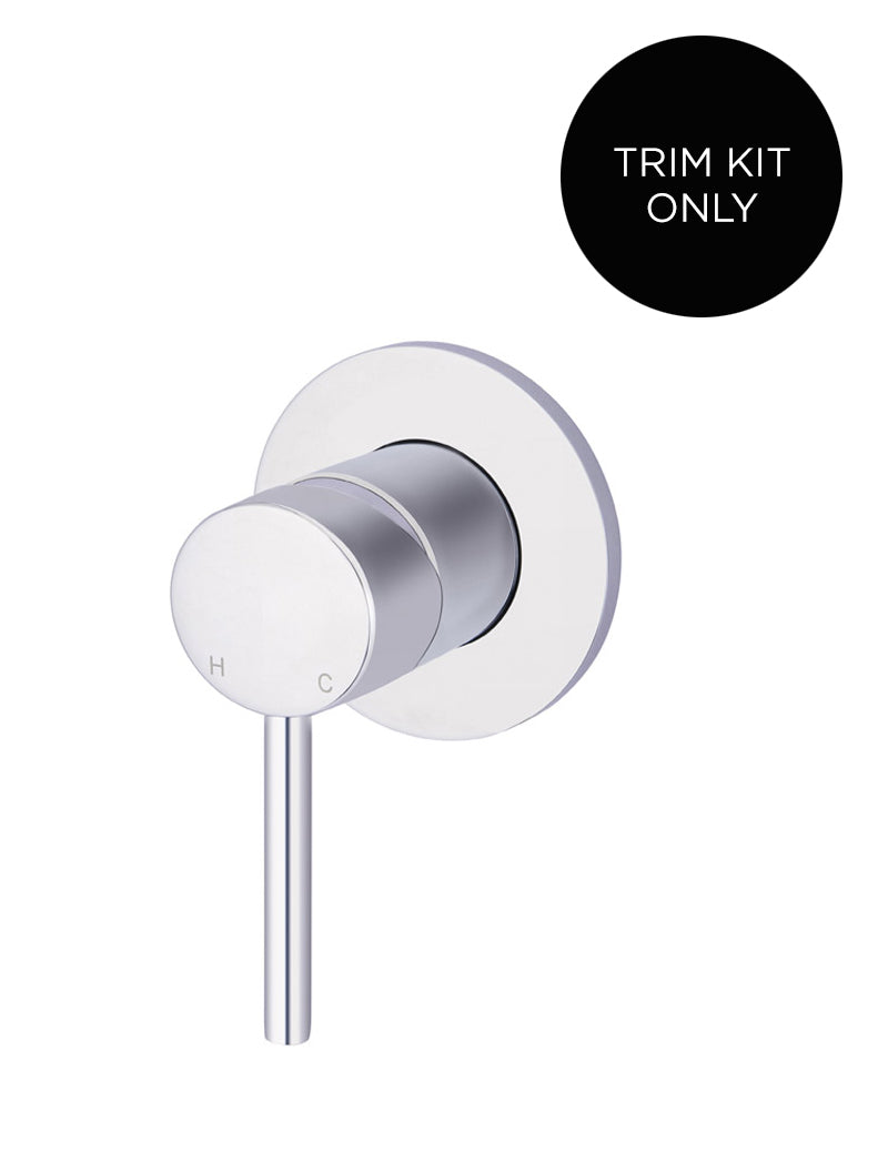 Meir Round Wall Mixer Trim Kit Polished Chrome