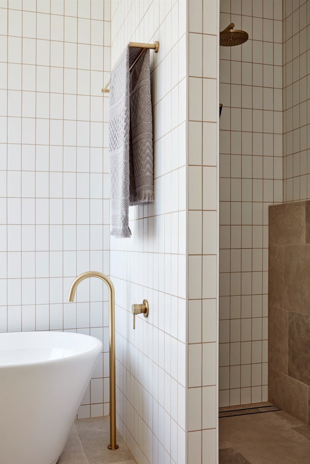 Meir Round Wall Mixer Trim Kit PVD Tiger Bronze