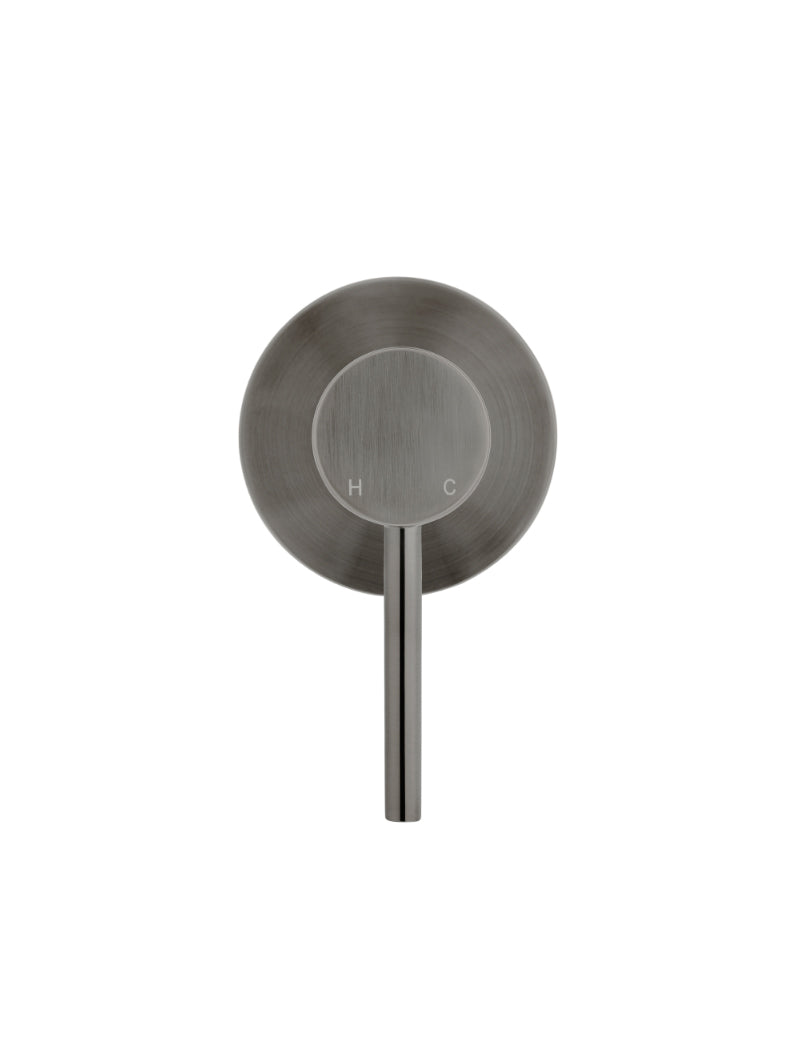 Meir Round Wall Mixer Trim Kit Shadow Gunmetal