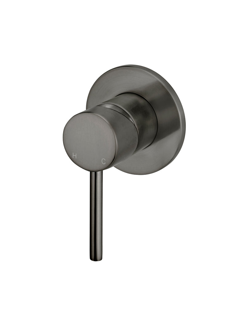 Meir Round Wall Mixer Trim Kit Shadow Gunmetal