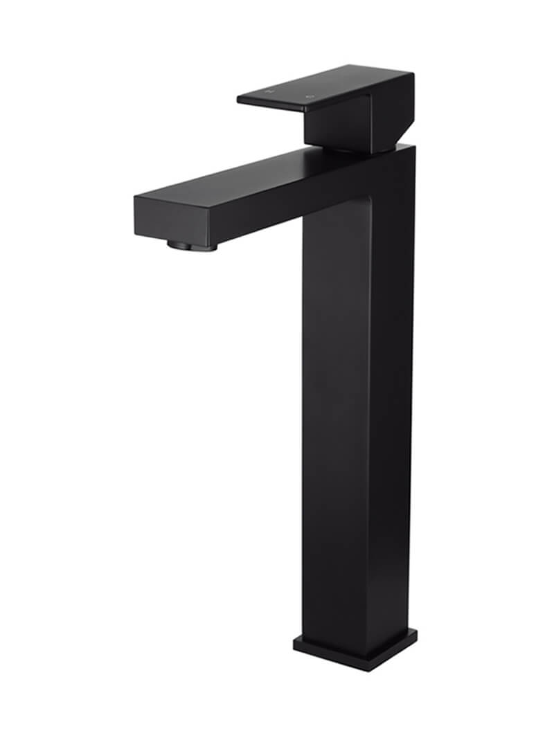 Meir Square Tall Basin Mixer Matte Black
