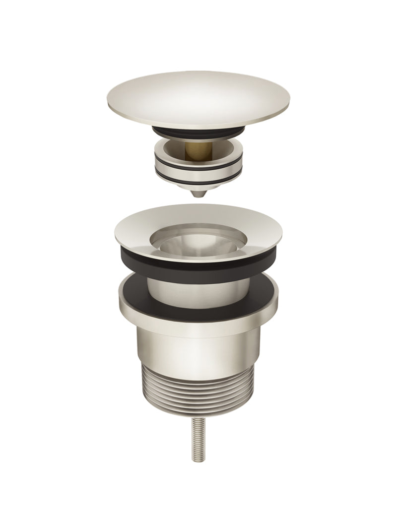 Meir Universal All-in-One Pop Up Waste Basin & Bath PVD Brushed Nickel
