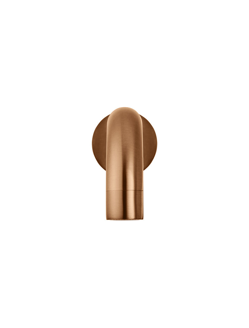 Meir Universal Round Curved Spout 200mm Lustre Bronze