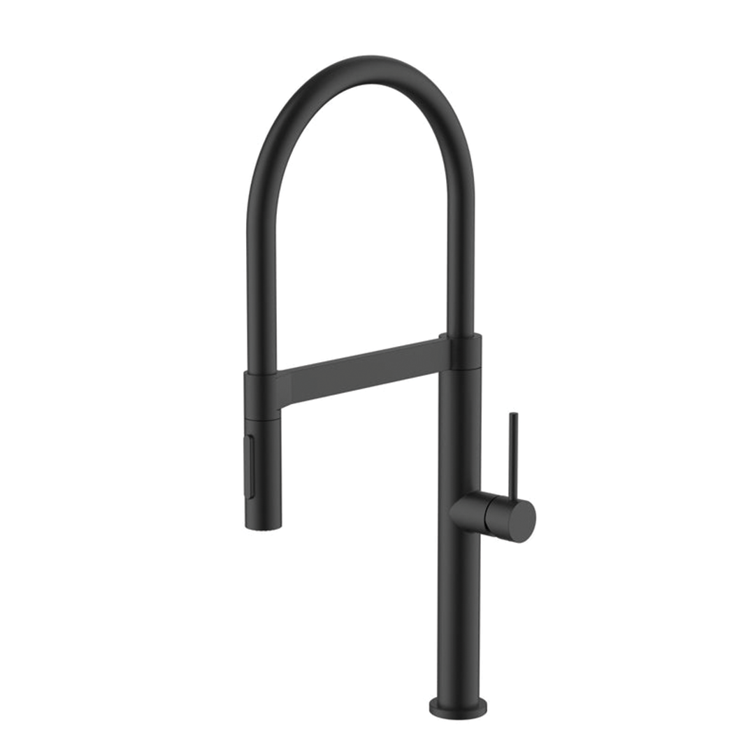 Elite Design Studio -  Meir Pull Down Kitchen Mixer Tap with Magnetic Dock Matte Black