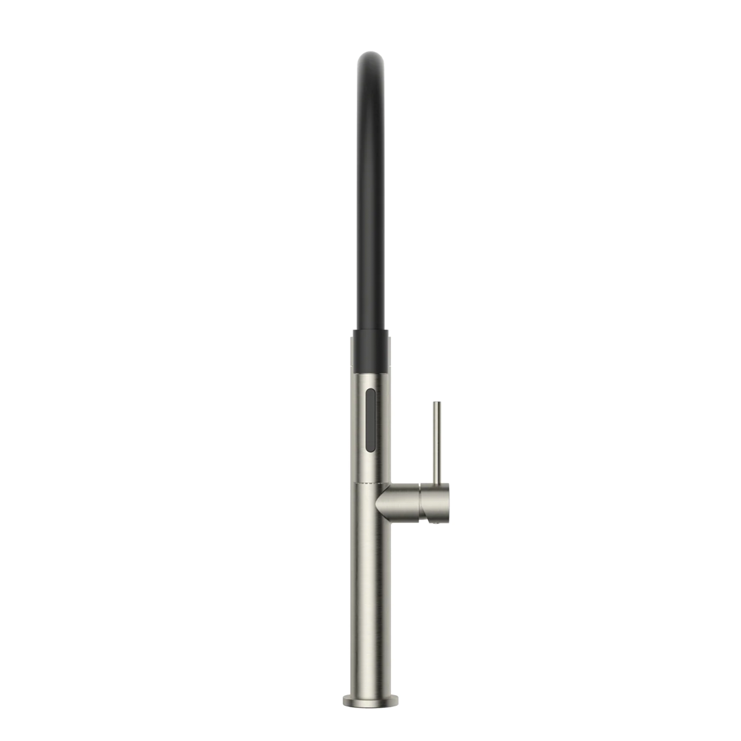 Elite Design Studio -  Meir Pull Down Kitchen Mixer Tap with Magnetic Dock Brushed Nickel