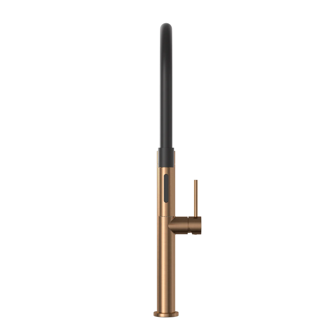 Elite Design Studio -  Meir Pull Down Kitchen Mixer Tap with Magnetic Dock Lustre Bronze
